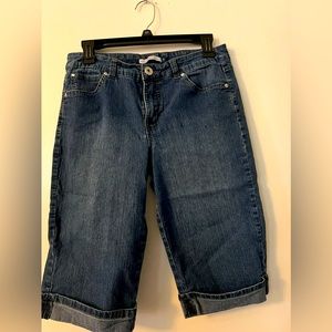 Bandolinoblu Bermuda shorts, size 8, stretch